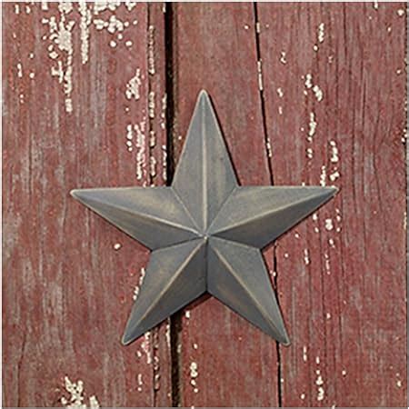 Country House Vintage Style Indoor Hanging Metal Barn Star (9) 